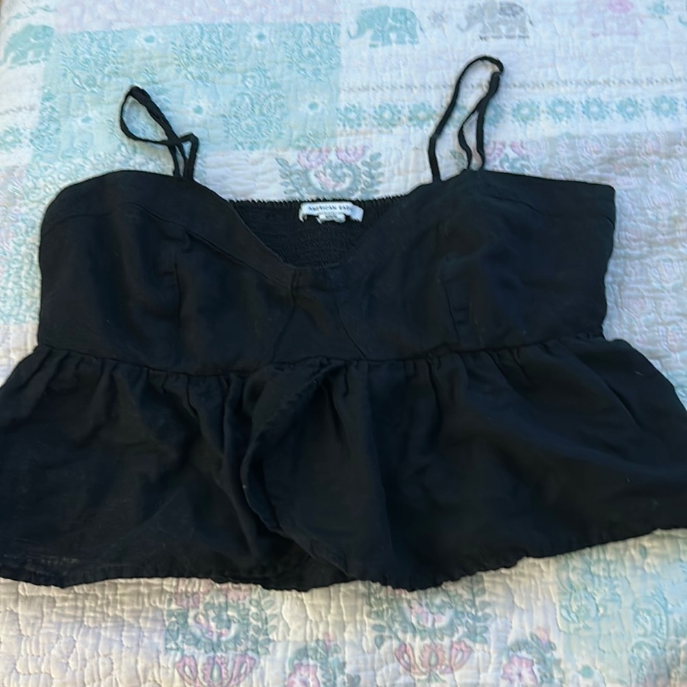 Black American Eagle crop top